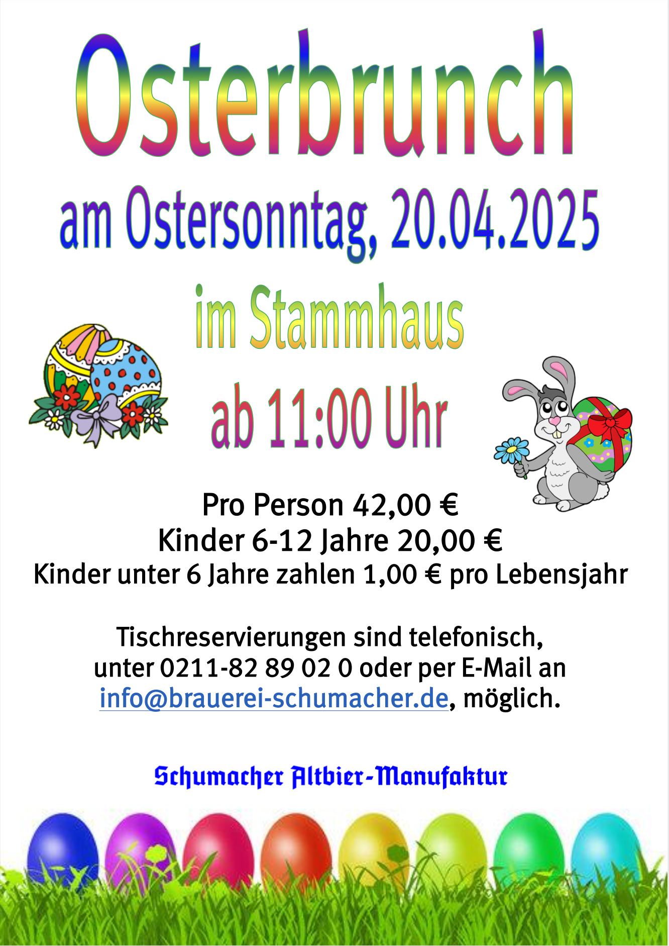 Osterbrunch im Stammhaus