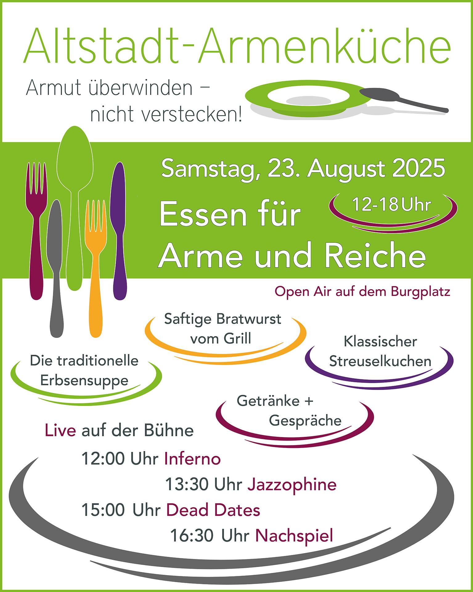 Essen für Arme und Reiche