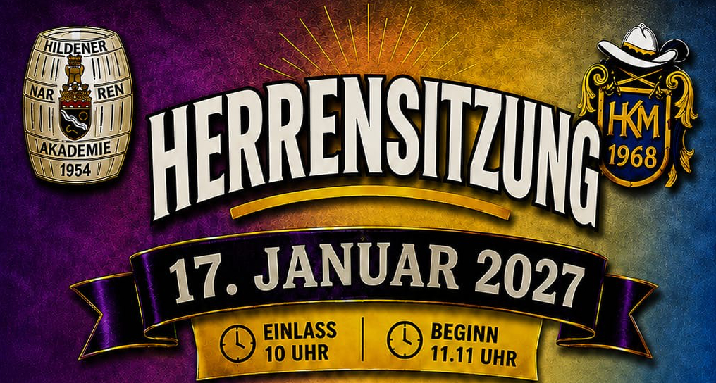 Herrensitzung der Hildener Narrenakademie